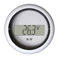 Veratron 52MM (2-1/16") ViewLine Hour Counter-Voltmeter - White — marine gauges