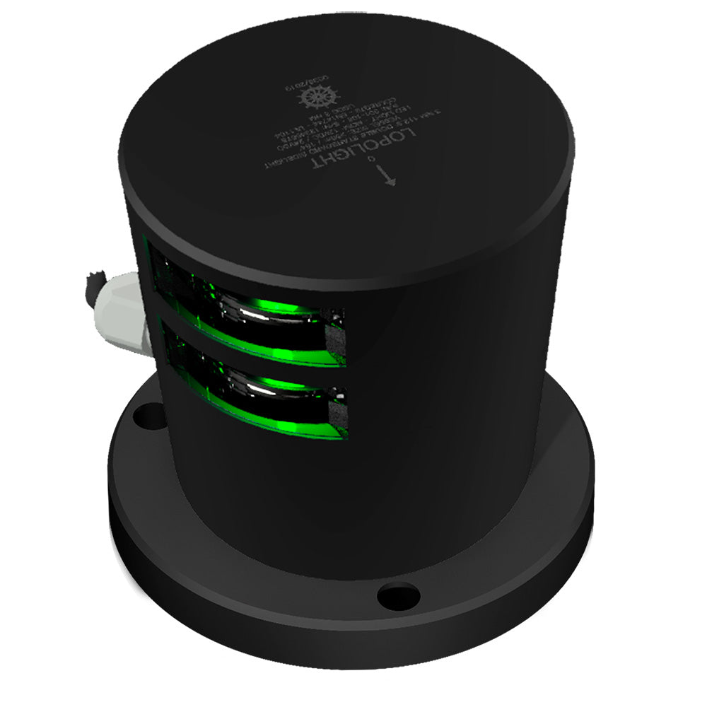 Lopolight 3NM Double Stacked Ice-Class Starboard Light — marine navigation lights