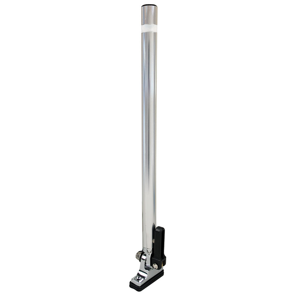 Perko 14" Folding Mount Pole Light - White All Round Light w/Quick Adjust Mount — marine navigation lights
