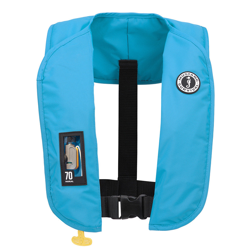 Mustang Survival Mustang MIT 70 Manual Inflatable PFD - Azure (Blue) — marine personal flotation devices
