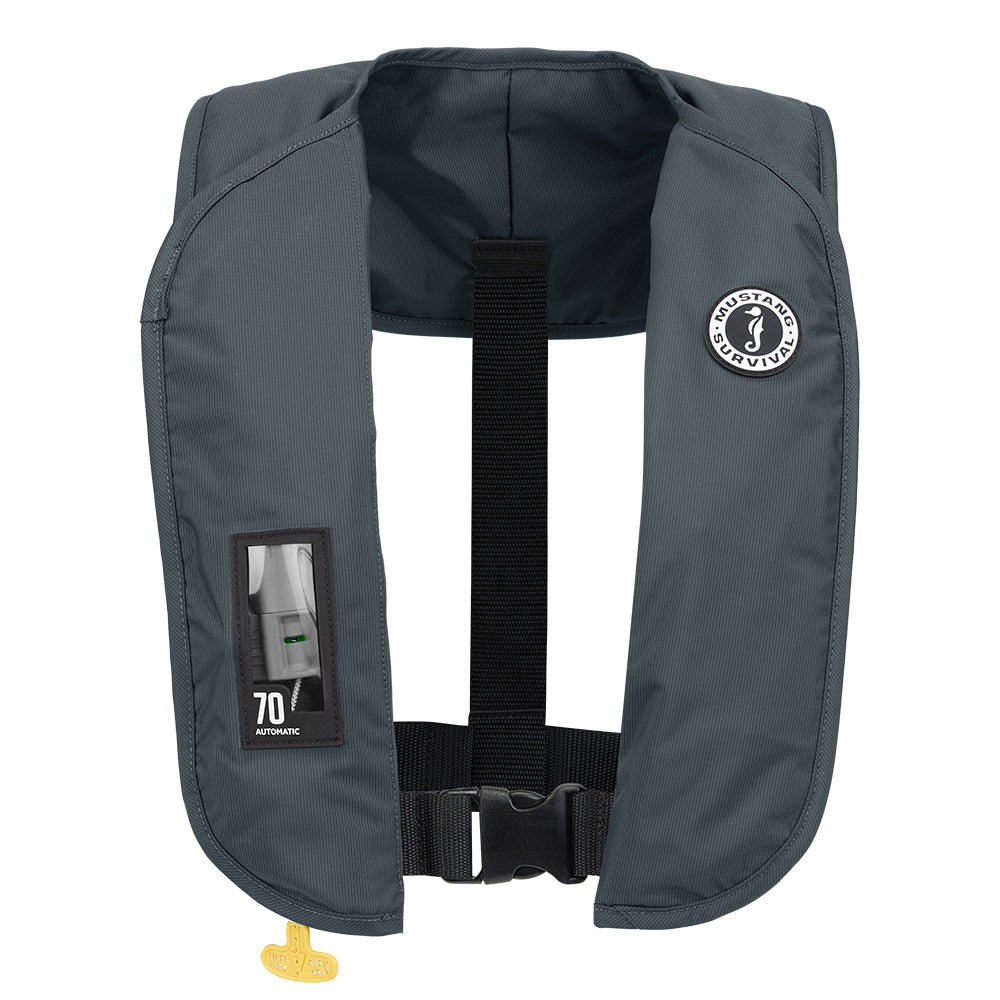 Mustang Survival Mustang MIT 70 Automatic Inflatable PFD - Admiral Gray — marine personal flotation devices