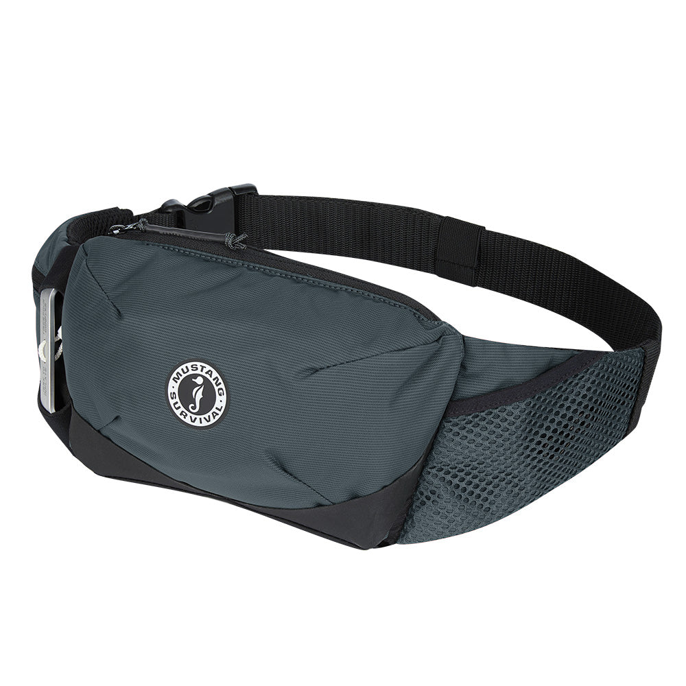 Mustang Survival Mustang Essentialist Manual Inflatable Belt Pack - Admiral Grey — marine personal flotation devices