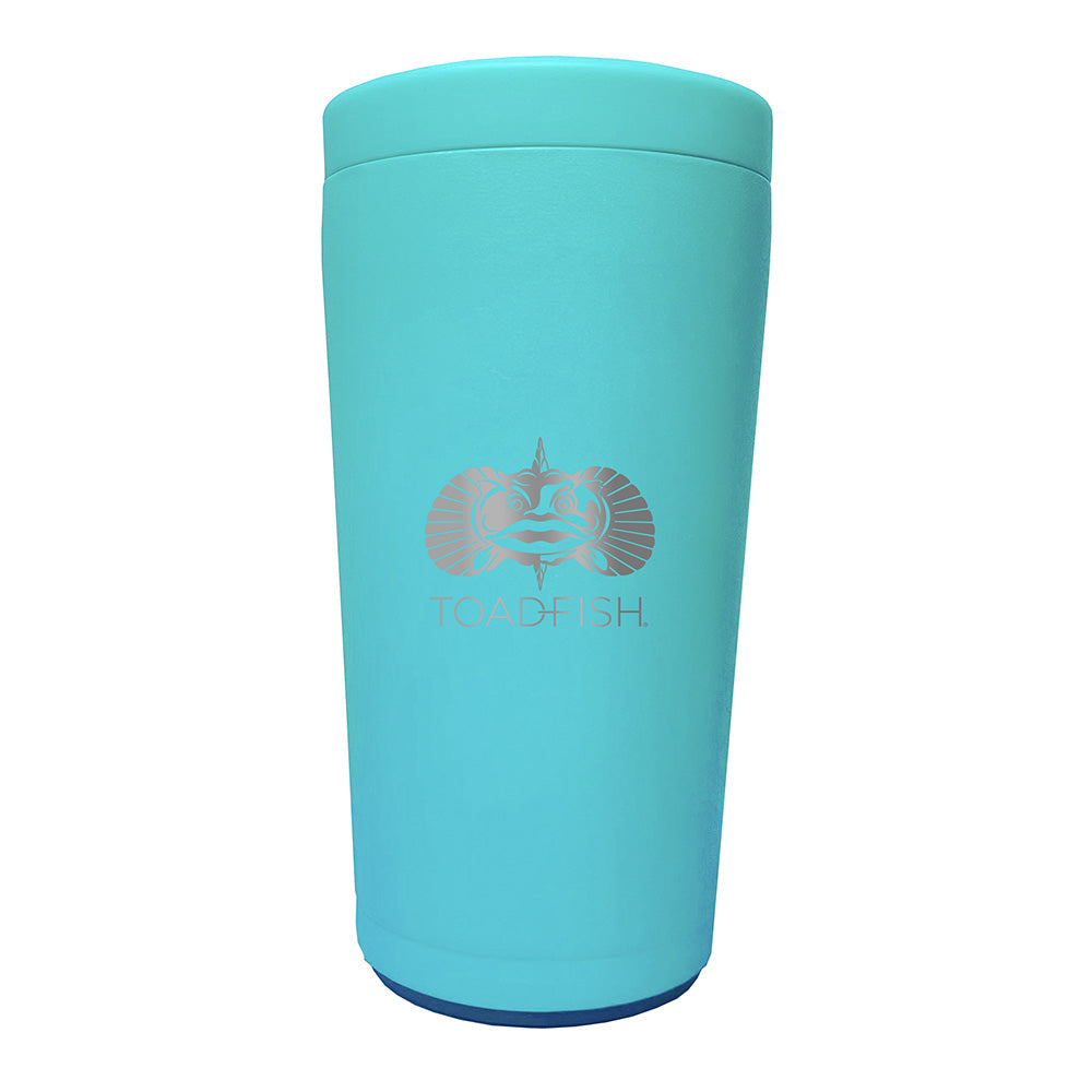Toadfish Non-Tipping Can Cooler 2.0 - Universal Design - Teal — marine hunting & fishing