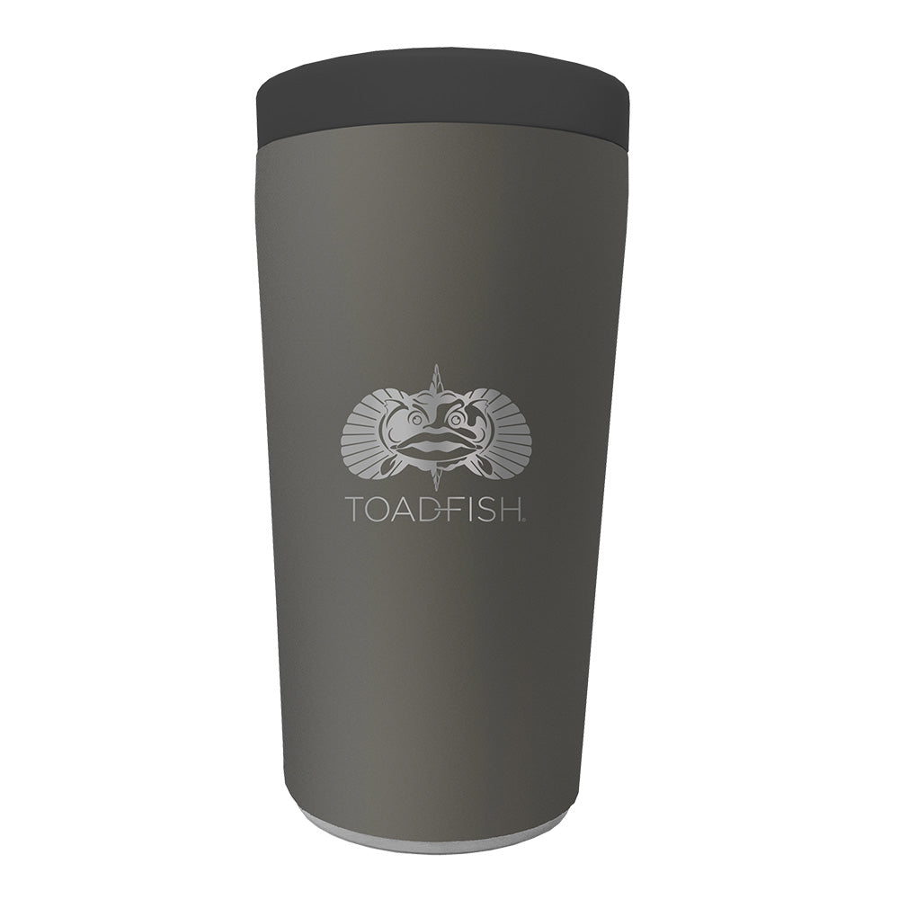 Toadfish Non-Tipping Can Cooler 2.0 - Universal Design - Graphite — marine hunting & fishing