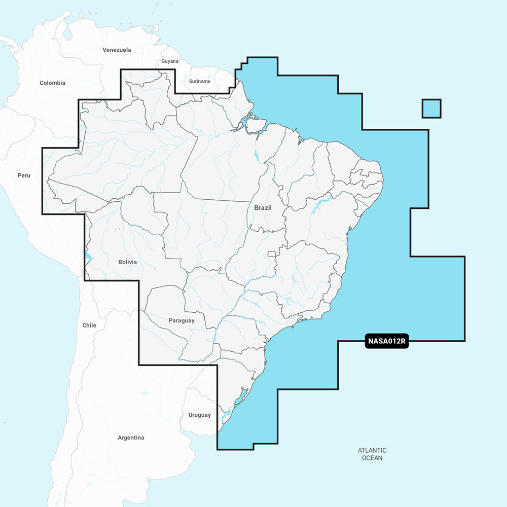 Navionics NASA012R - Brazil - Navionics+ — marine navionics + row