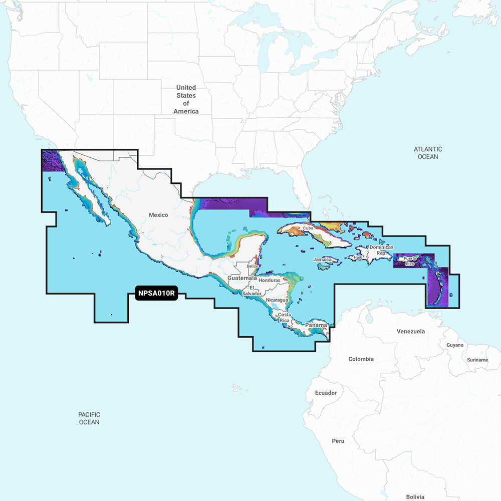 Navionics Platinum+ NPSA010R - Central America & Caribbean — marine navionics platinum plus foreign