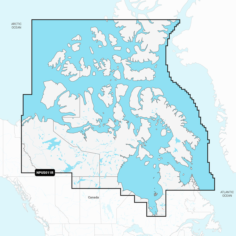 Navionics Platinum+ NPUS011R - Canada North — marine navionics +