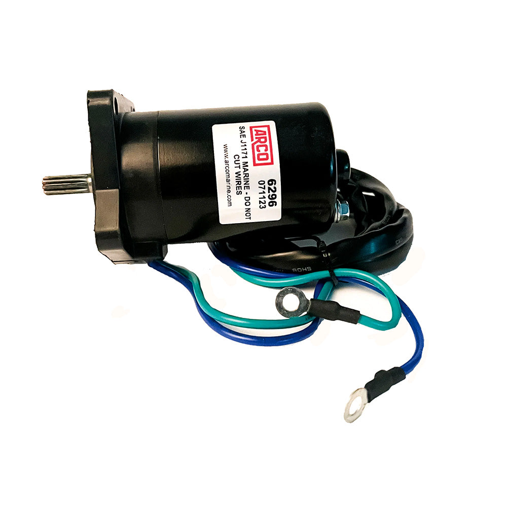 ARCO Marine Original Equipment Quality Replacement Yamaha Tilt Trim Motor - 2000-2019 T25 Series Engines — marine tilt trim motors