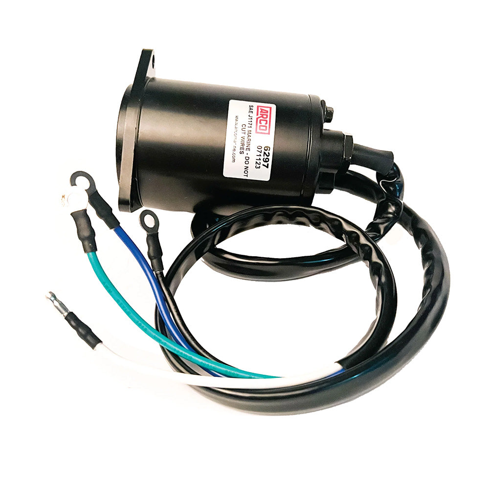 ARCO Marine Original Equipment Quality Replacement Yamaha Tilt Trim Motor - 1990-2003 250HP/1994-2003 225HP Units — marine tilt trim motors