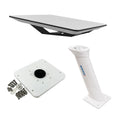 KVH Starlink Flat Panel Kit w/16" Seaview Pedestal Mount & ADASTLKA Starlink Top Plate — marine satellite receivers