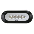Scandvik Flush Mount Spreader Light - Black — marine flood/spreader lights