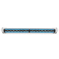 Hella Marine Sea Hawk-470 Pencil Beam Light Bar w/Blue Edge Light & White Housing — marine flood/spreader lights