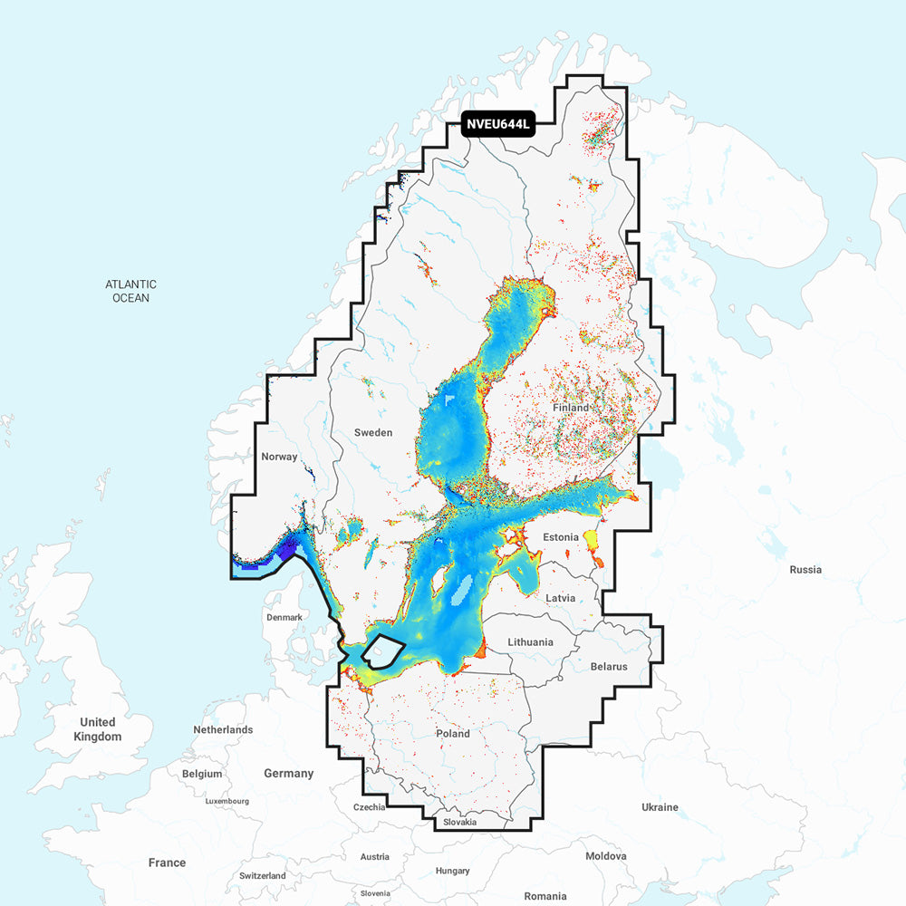 Garmin Navionics Vision+™ NVEU644L Baltic Sea — marine garmin navionics vision+ - foreign