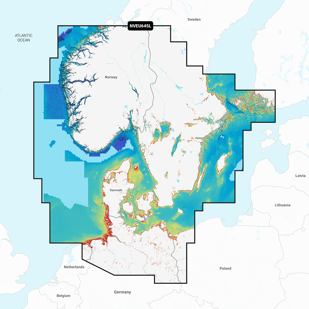 Garmin Navionics Vision+™ NVEU645L Skagerrak & Kattegat — marine garmin navionics vision+ - foreign