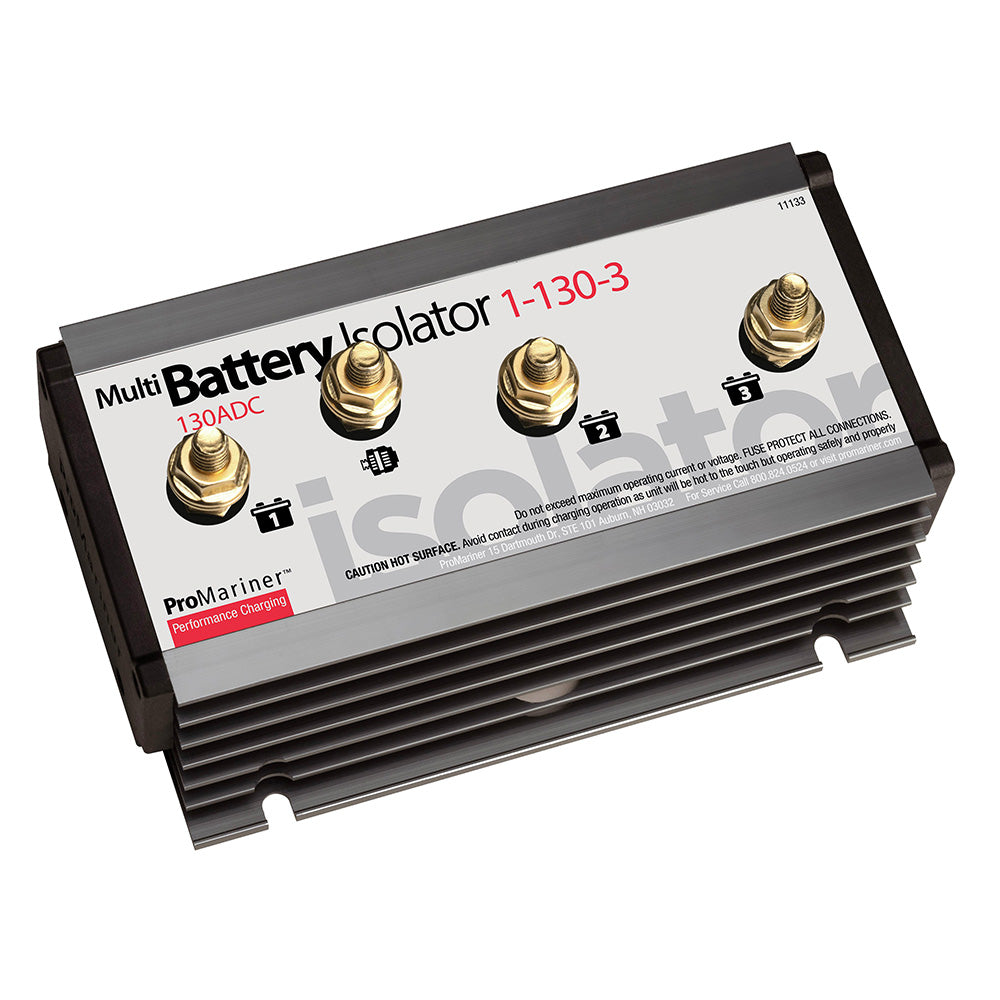 ProMariner Battery Isolator - 130 AMP - 1 Alternator - 3 Battery — marine battery isolators