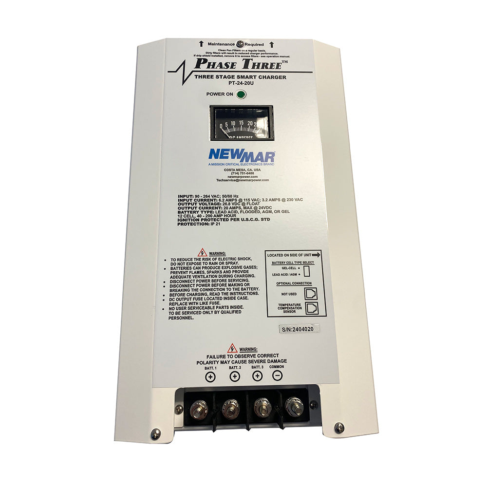Newmar Power Newmar PT-24-20U Battery Charger — marine battery chargers
