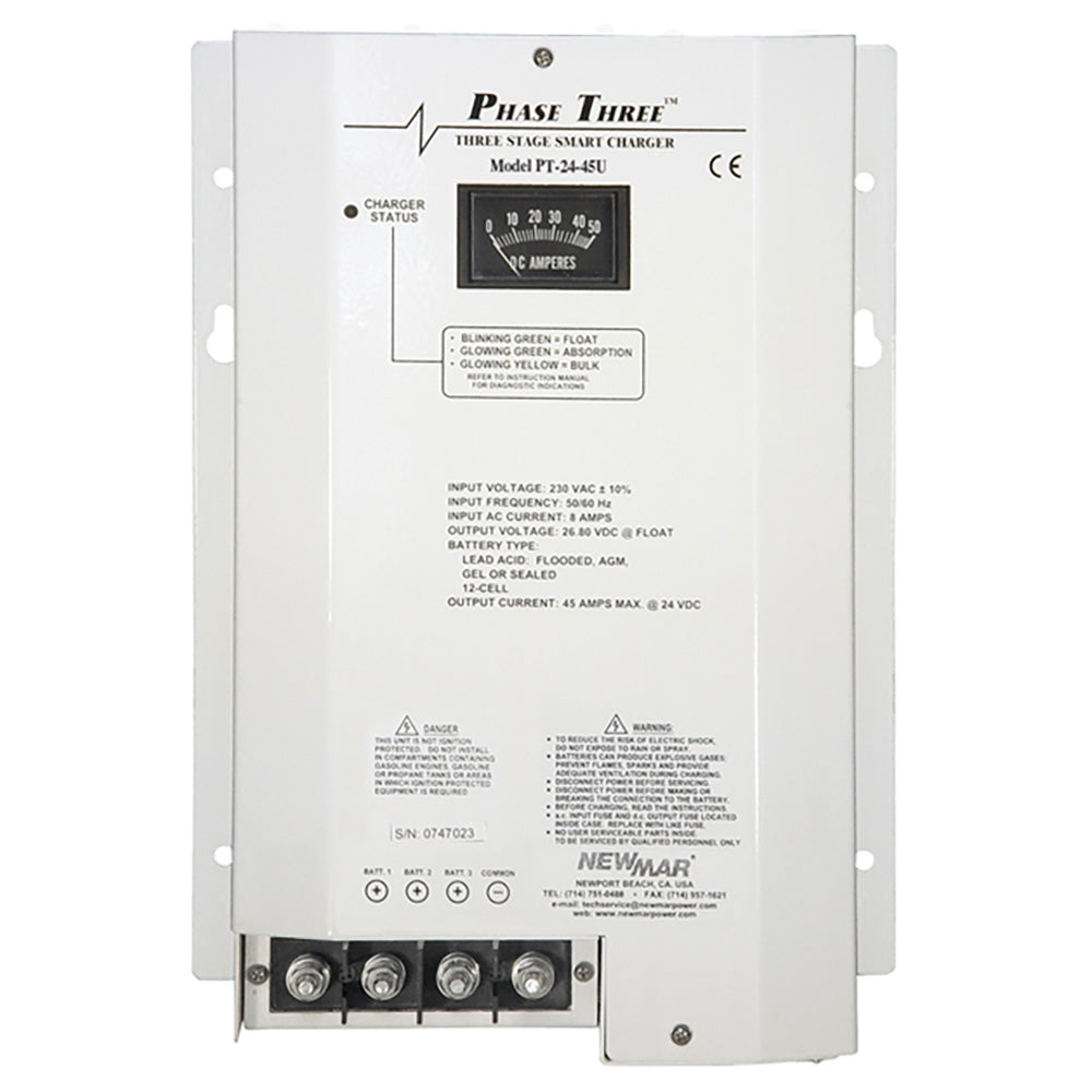 Newmar Power Newmar PT-24-45U Battery Charger — marine battery chargers