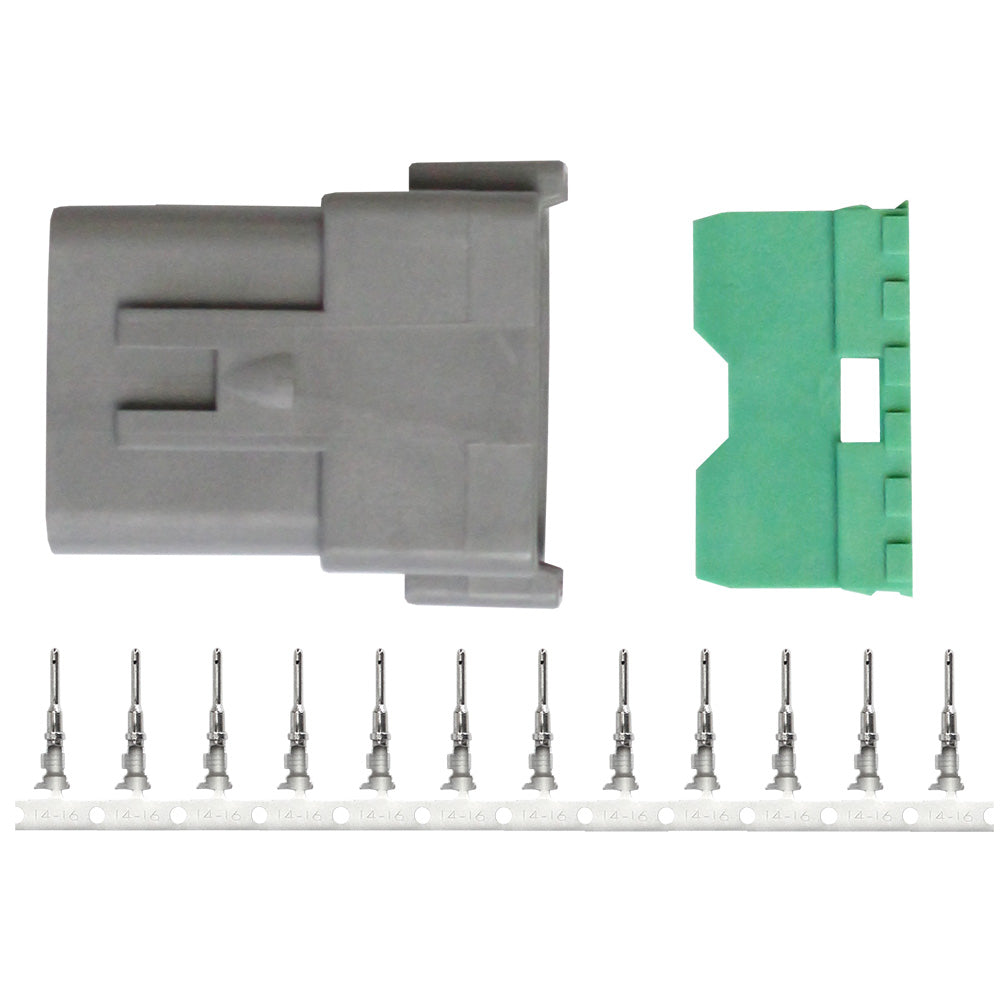 Pacer DT Deutsch Receptacle Repair Kit - 14-18 AWG (12 Position) — marine terminals