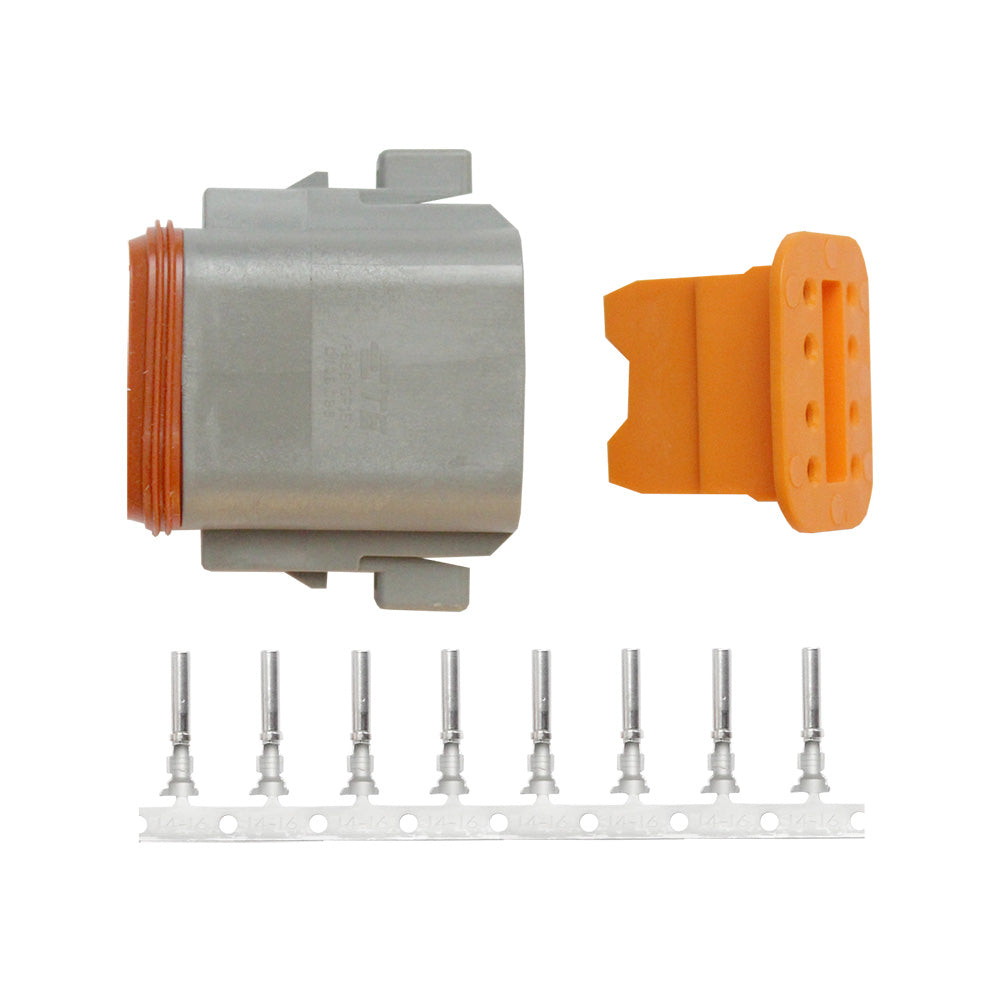 Pacer DT Deutsch Plug Repair Kit - 14-18 AWG (8 Position) — marine terminals