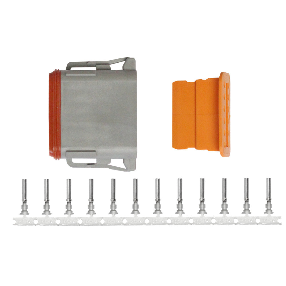 Pacer DT Deutsch Plug Repair Kit - 14-18 AWG (12 Position) — marine terminals