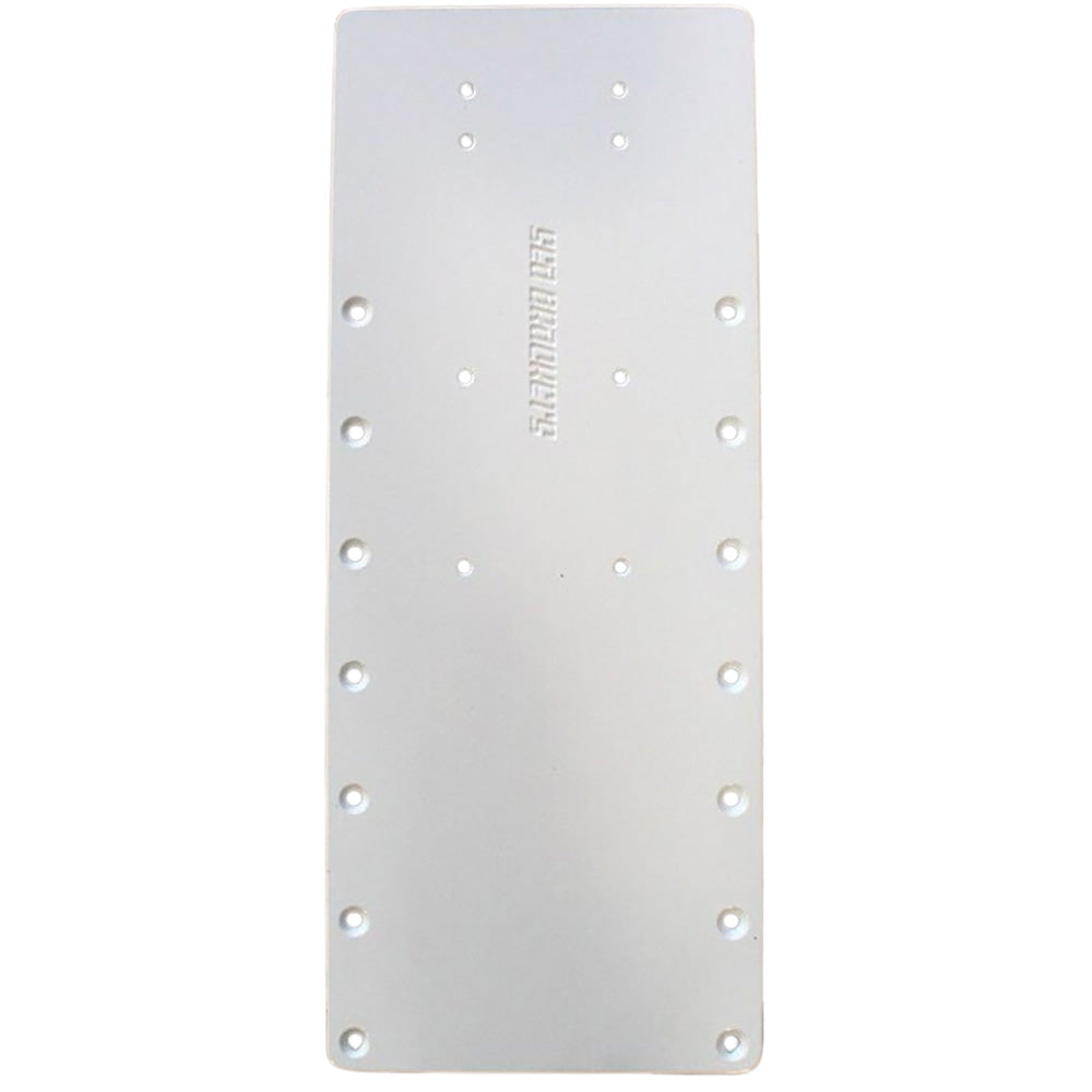 Sea Brackets 20" Straight Trolling Motor Plate — marine trolling motor accessories