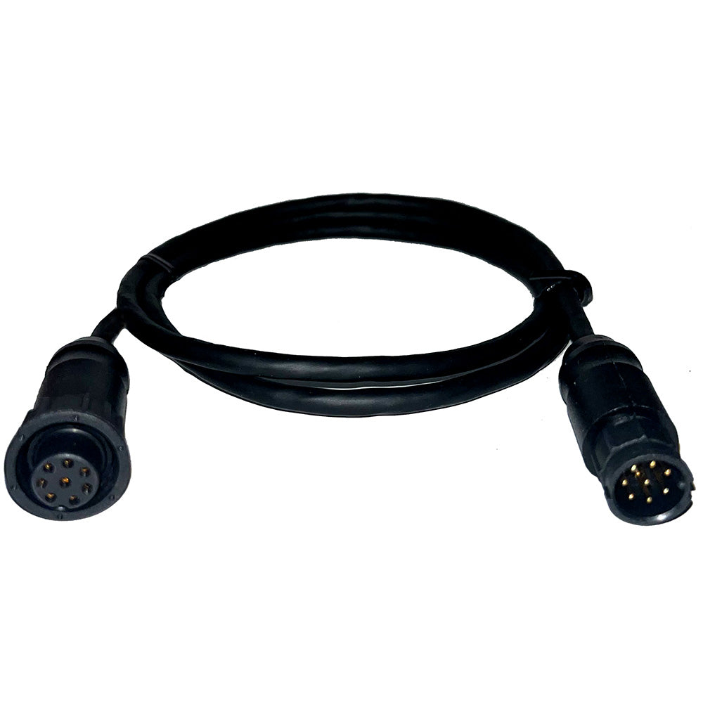 Echonautics 1M Adapter Cable w/Female 8-Pin Garmin Connector f/Echonautics 300W, 600W & 1kW Transducers — marine transducer accessories
