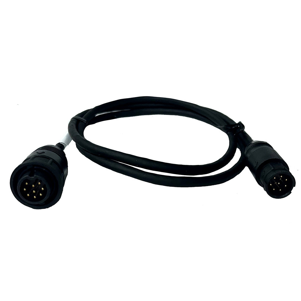 Echonautics 1M Adapter Cable w/Male 9-Pin Navico Connector f/Echonautics 300W, 600W & 1kW Transducers — marine transducer accessories
