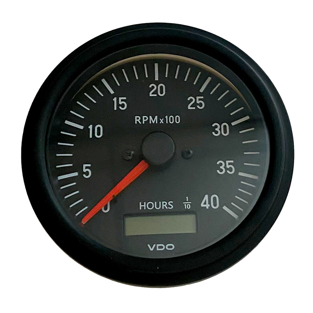 VDO Cockpit International Gen II 4K RPM Tachometer w/Hourmeter — marine gauges