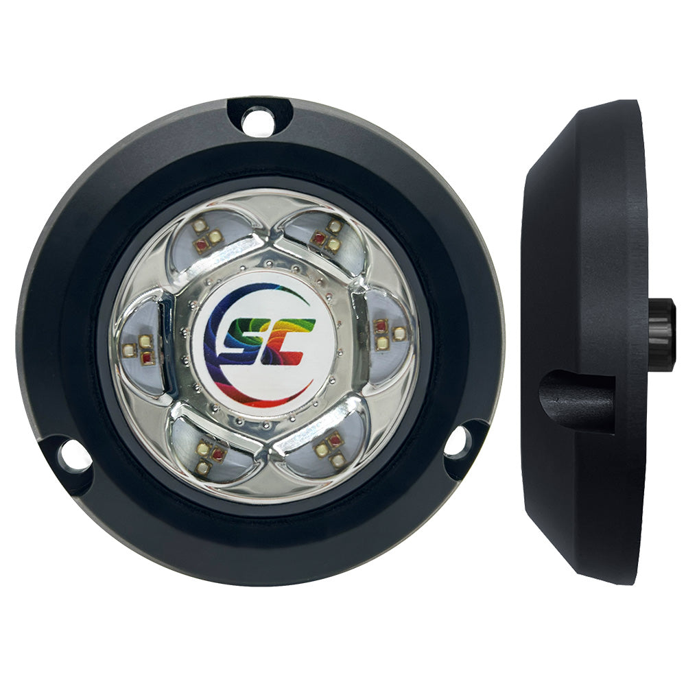 Shadow-Caster LED Lighting Shadow-Caster SC2 Series Polymer Composite Surface Mount Underwater Light - Full Color — marine underwater lighting