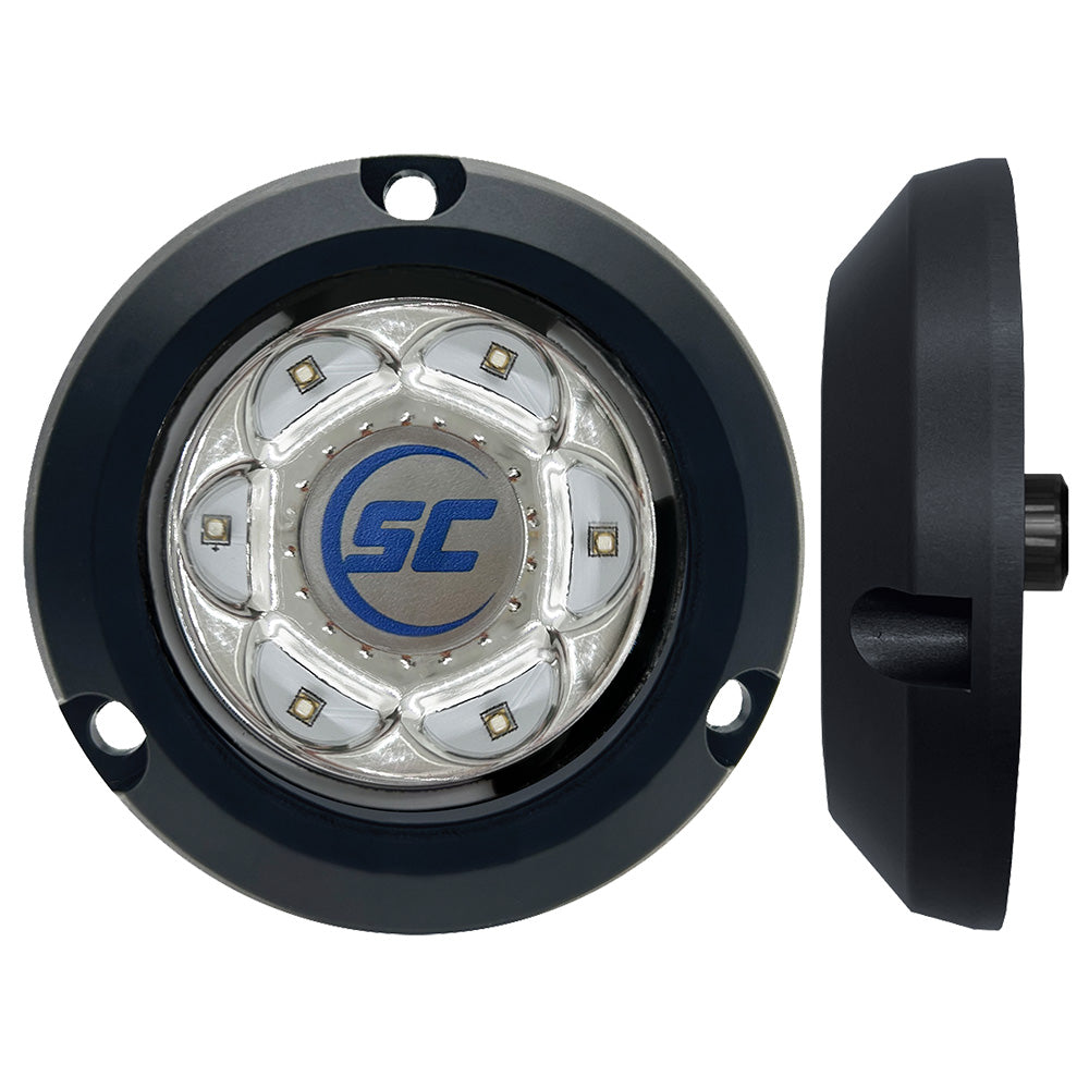 Shadow-Caster LED Lighting Shadow-Caster SC2 Series Polymer Composite Surface Mount Underwater Light - Bimini Blue — marine underwater lighting