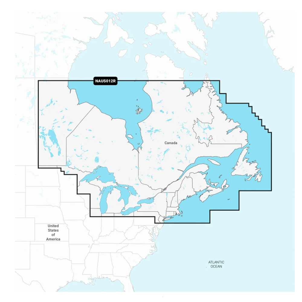Navionics NAUS012R - Canada, East & Great Lakes - Navionics+ — marine navionics +