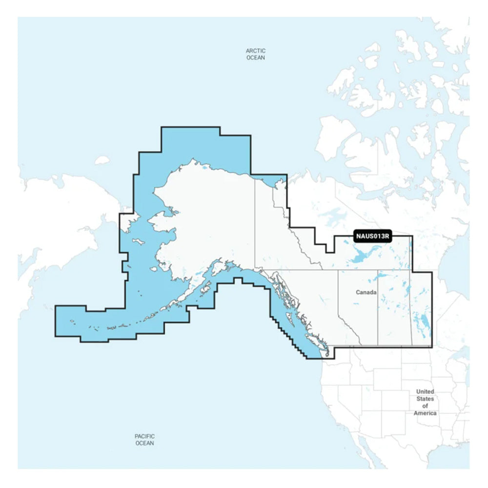 Navionics NAUS013R - Canada, West & Alaska - Navionics+ — marine navionics +
