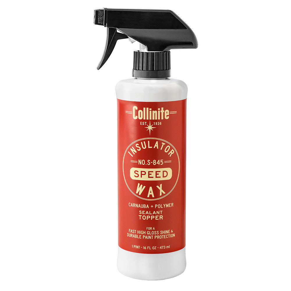 Collinite Insulator Speed Wax High Gloss Sealant Topper — marine cleaning