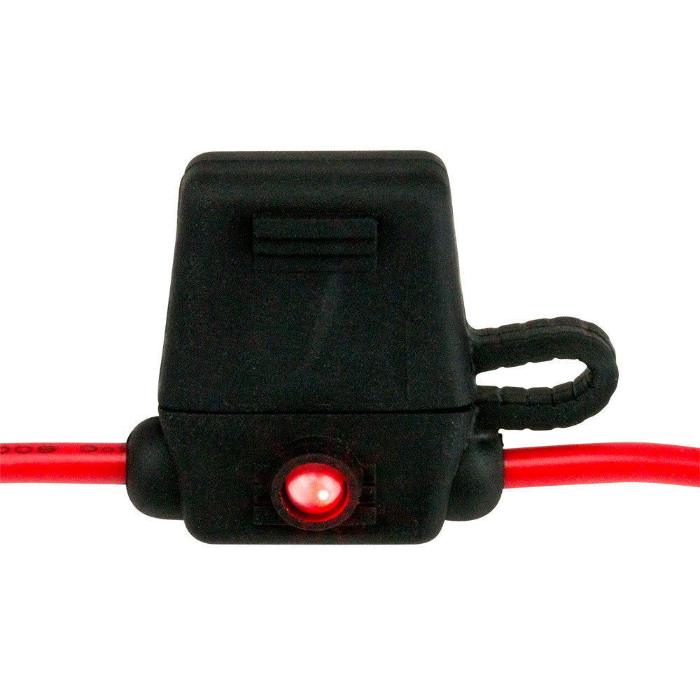 Sea-Dog ATO/ATC Style Inline LED Fuse Holder - Up to 30A — marine fuse blocks & fuses