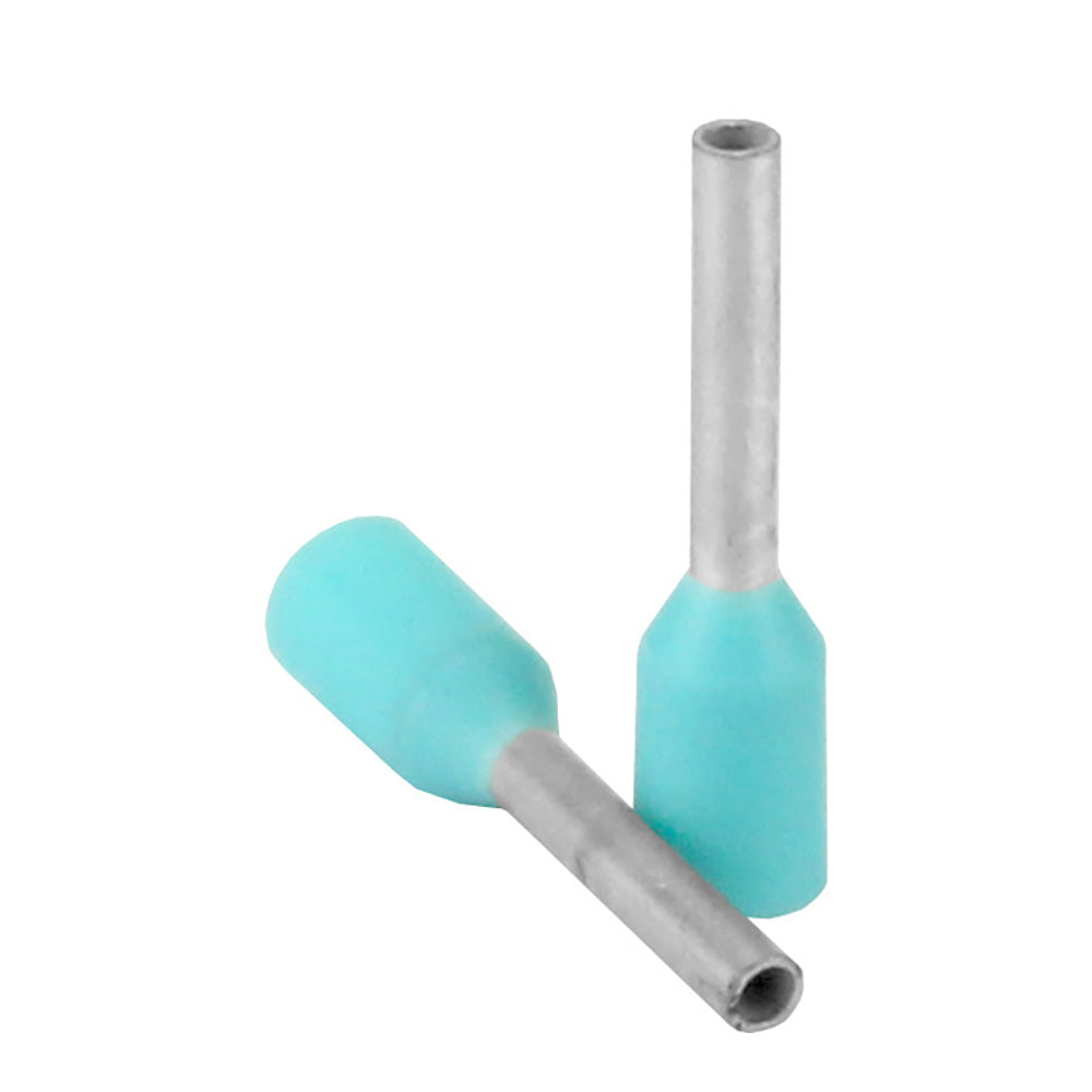 Pacer Turquoise 22-24 AWG Wire Ferrule - 6mm Length - 25 Pack — marine accessories