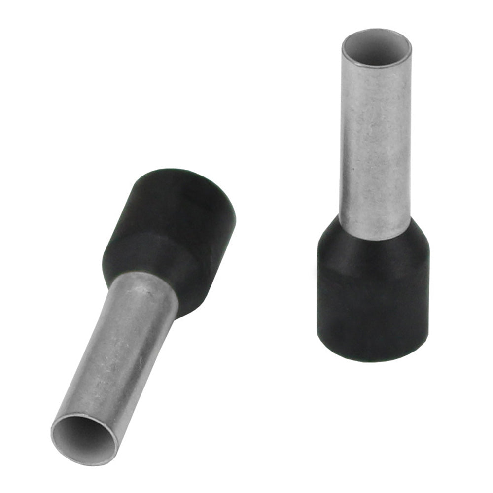 Pacer Black 10 AWG Wire Ferrule - 10mm Length - 25 Pack — marine accessories