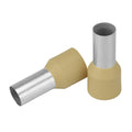 Pacer Beige 2 AWG Wire Ferrule - 16mm Length - 10 Pack — marine accessories