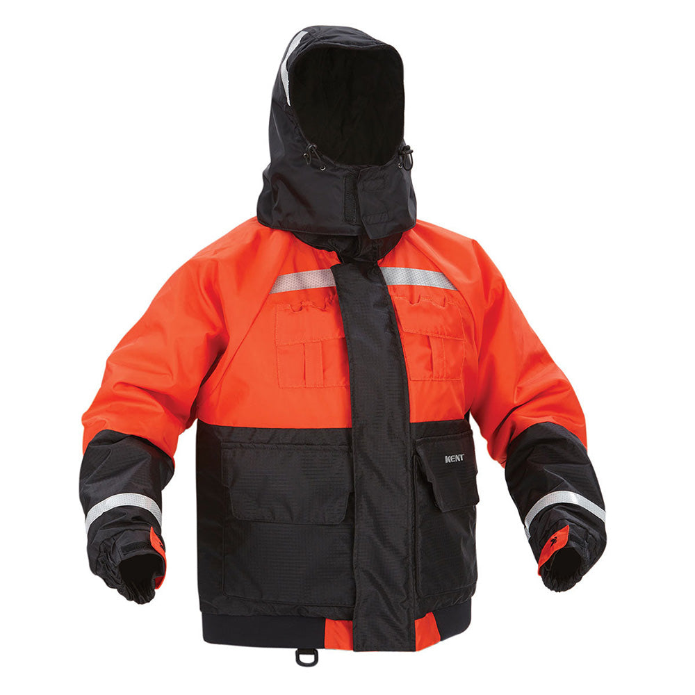 Kent Sporting Goods Kent Deluxe Flotation Jacket PFD - 3XL - Orange — marine personal flotation devices