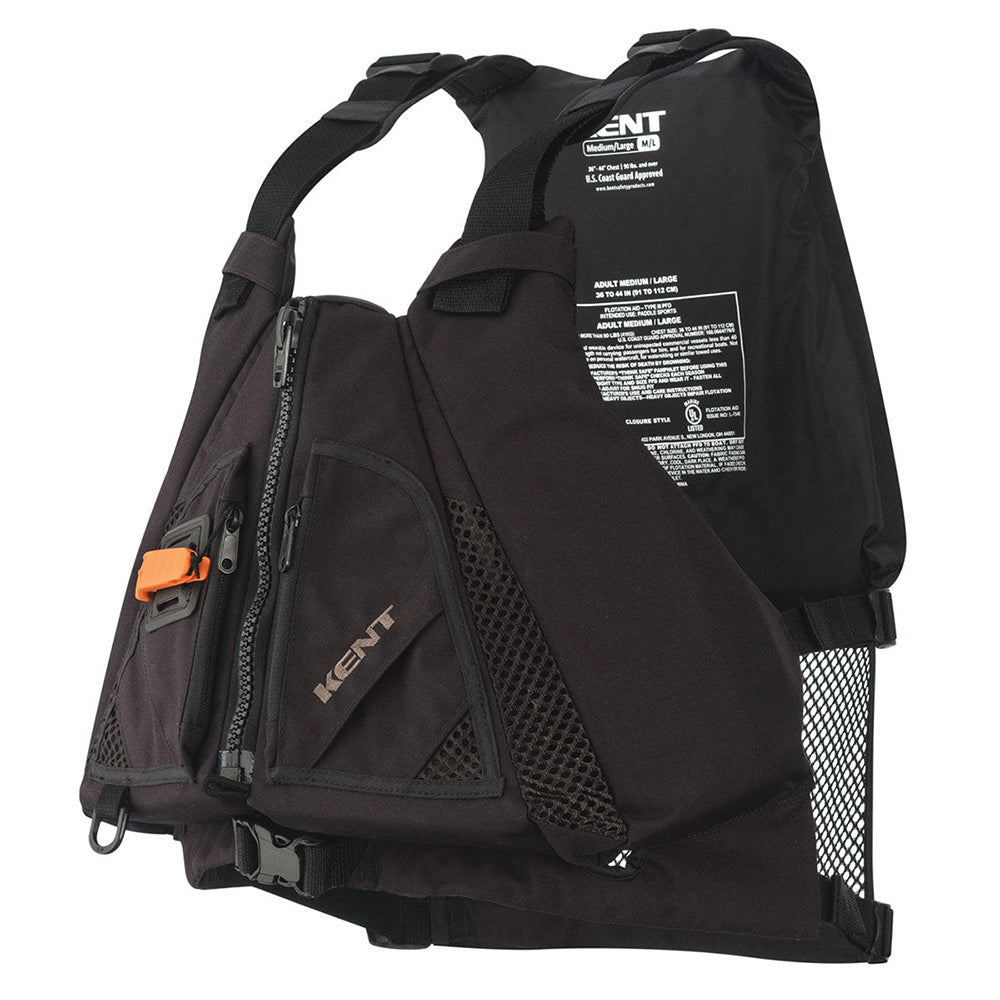 Kent Sporting Goods Kent Law Enforcement Life Vest - XL/2XL - Black — marine personal flotation devices
