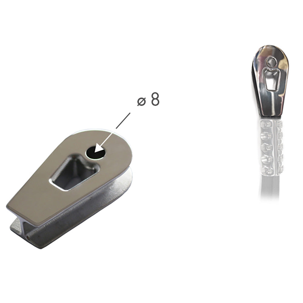 Facnor Furling Systems Facnor FCI1500 Thimble - Stainless Steel — marine rigging