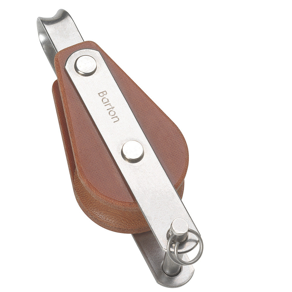 Barton Marine Tuphblox Size 1 Single Block w/Swivel & Becket — marine blocks