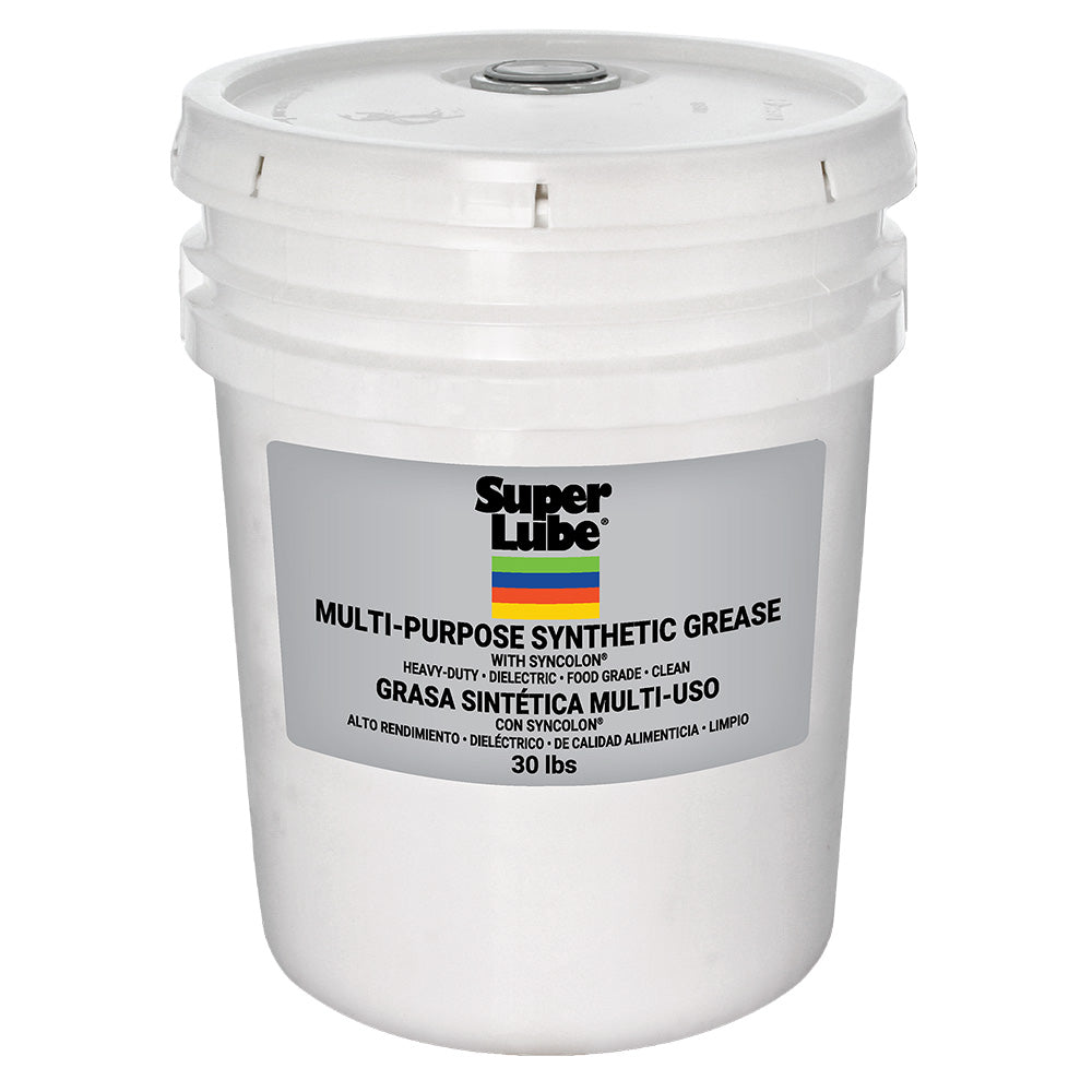 Super Lube Multi-Purpose Synthetic Grease w/Syncolon® (PTFE) - 30lbs — marine cleaning