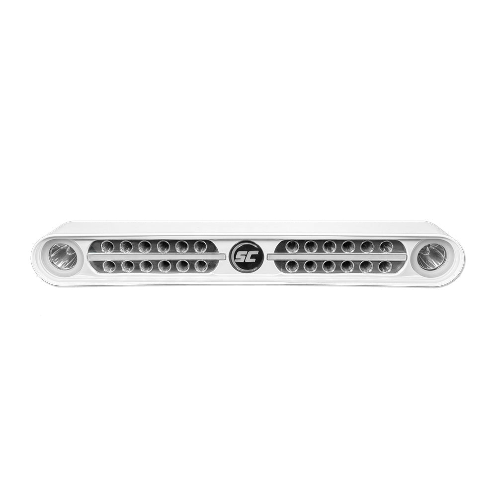 Shadow-Caster LED Lighting Shadow-Caster Eagle Ray LED Light Bar - White Housing & Dual Optics — marine flood/spreader lights