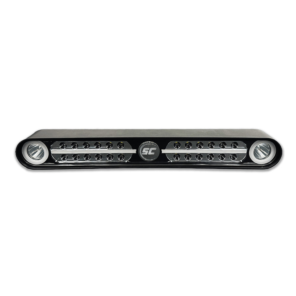 Shadow-Caster LED Lighting Shadow-Caster Eagle Ray LED Light Bar - Black Housing & Dual Optics — marine flood/spreader lights