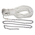 Lewmar Anchor Rode 15’ 5/16” G4 Chain w/300’ 5/8” Rope w/Shackle — marine rope & chain