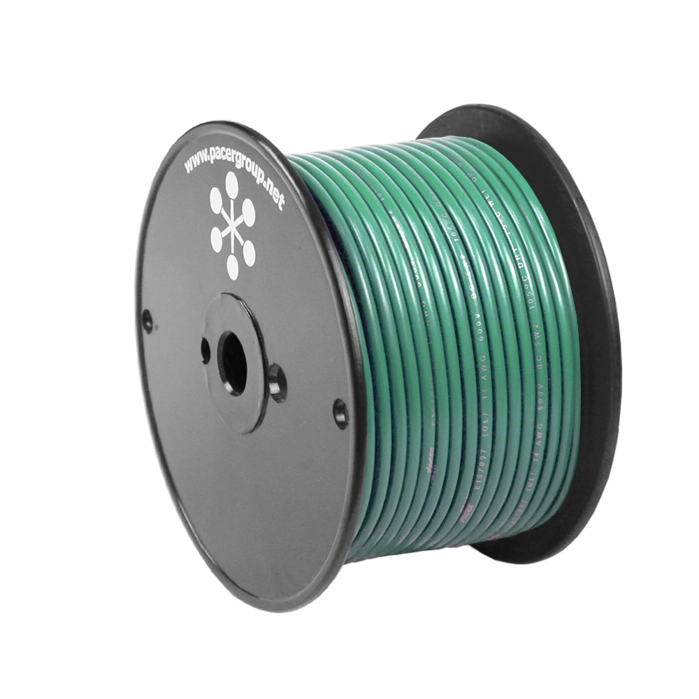 Pacer Green 10 AWG Primary Wire - 20' — marine wire