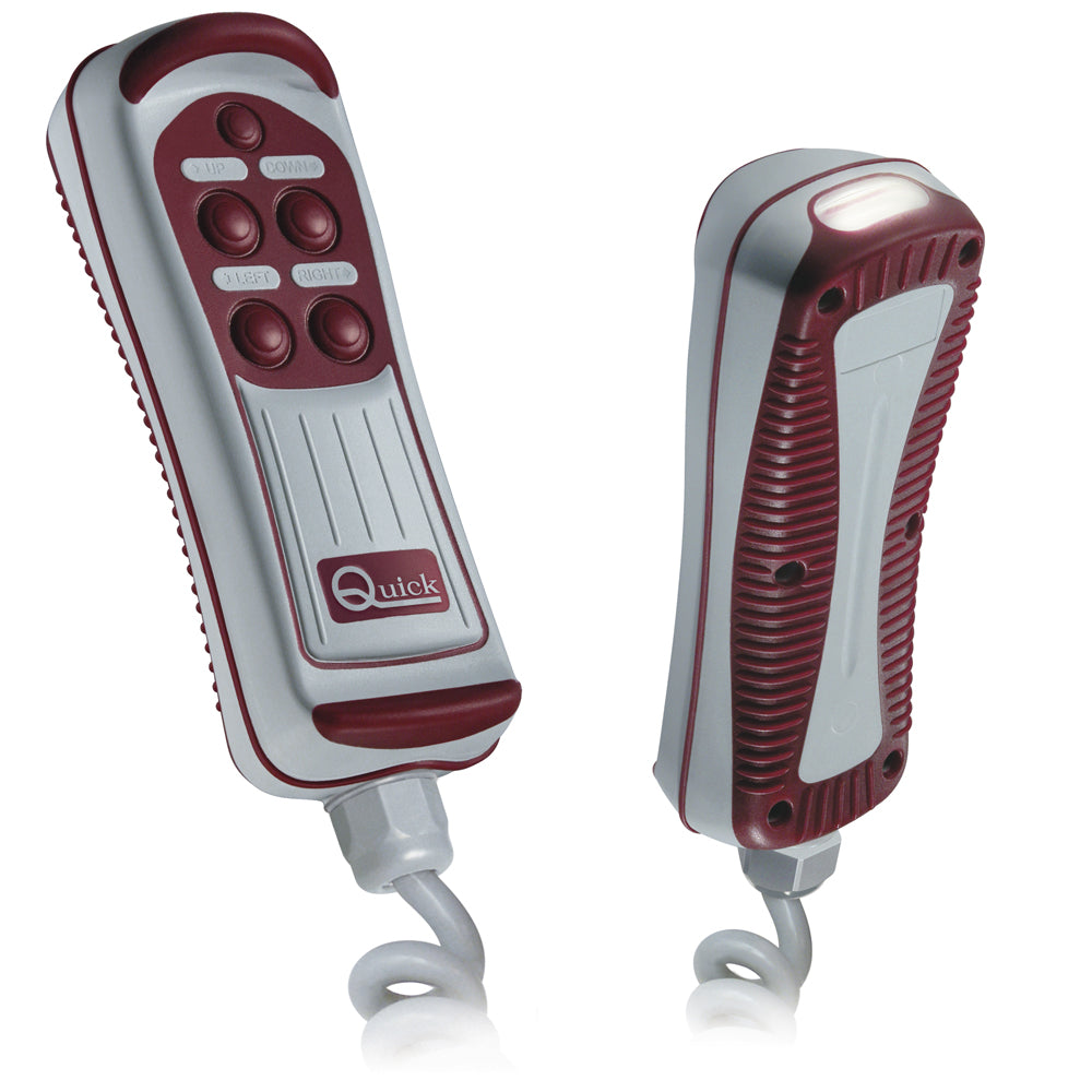Quick HRC1004L 4-Button Remote w/LED Light — marine windlass accessories