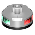 Lopolight Tri-Color Nav Light w/Windex Mount - 1NM - Light Silver Housing w/FB Base — marine navigation lights