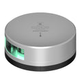 Lopolight Green Starboard Light - 2NM - Silver Housing w/FB Base — marine navigation lights