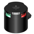 Lopolight Tri-Color Nav Light - 2NM - Black Housing w/IP68 POM Base & Connector — marine navigation lights